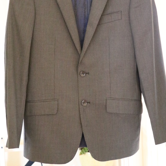 Men's Suit and Pants- Venicio Daltoni 38S (Gray, wool/cashmere) - Picture 6 of 11